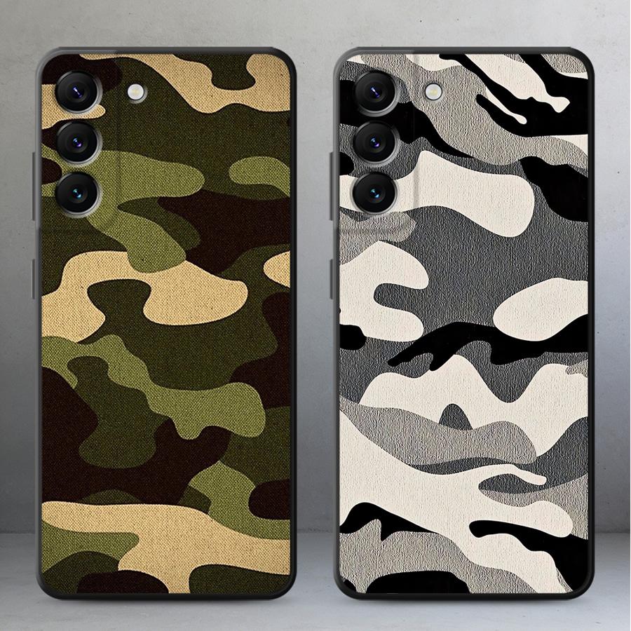 Samsung Galaxy A55 - Capa de Telefone com Padrão Camuflado